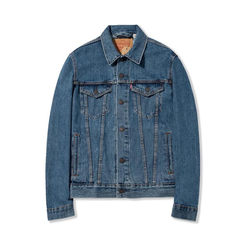 Levi-s Men's Blue and Navy Jacket